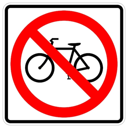 Sign Solutions Usa 48 in Height, 48 in Width, Aluminum, Square DUS08DWT4848R5-6